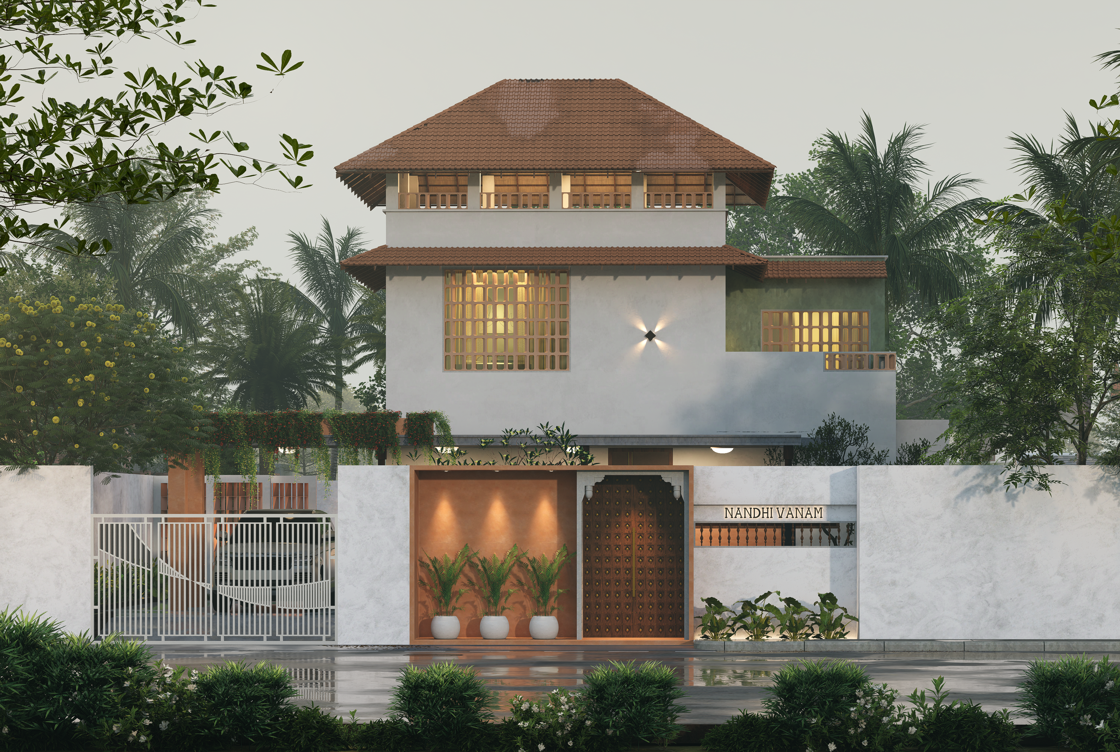 Residential Elevation Scene